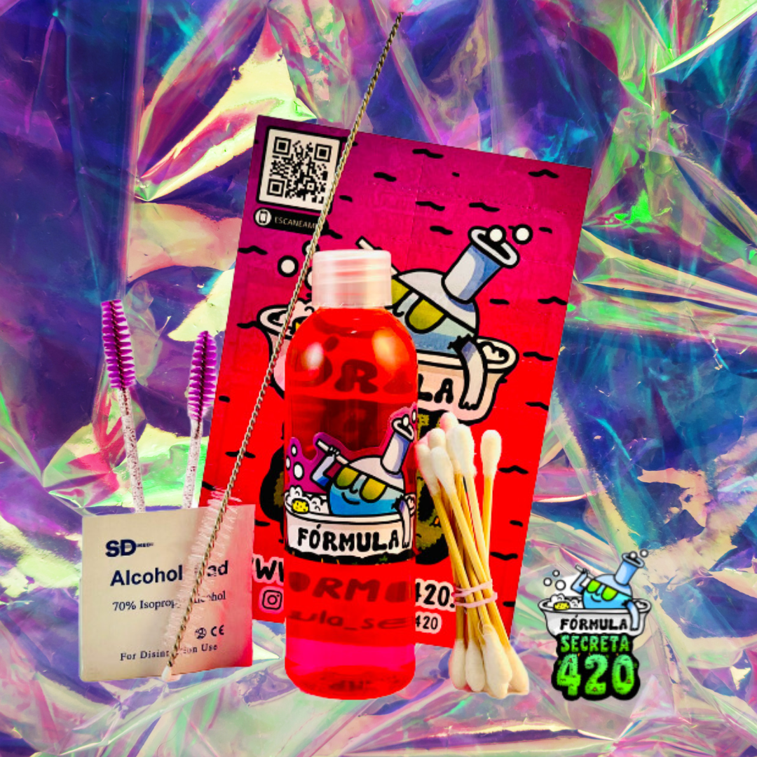 KIT DE LIMPIEZA PIPAS CHERRY FORMULA SECRETA